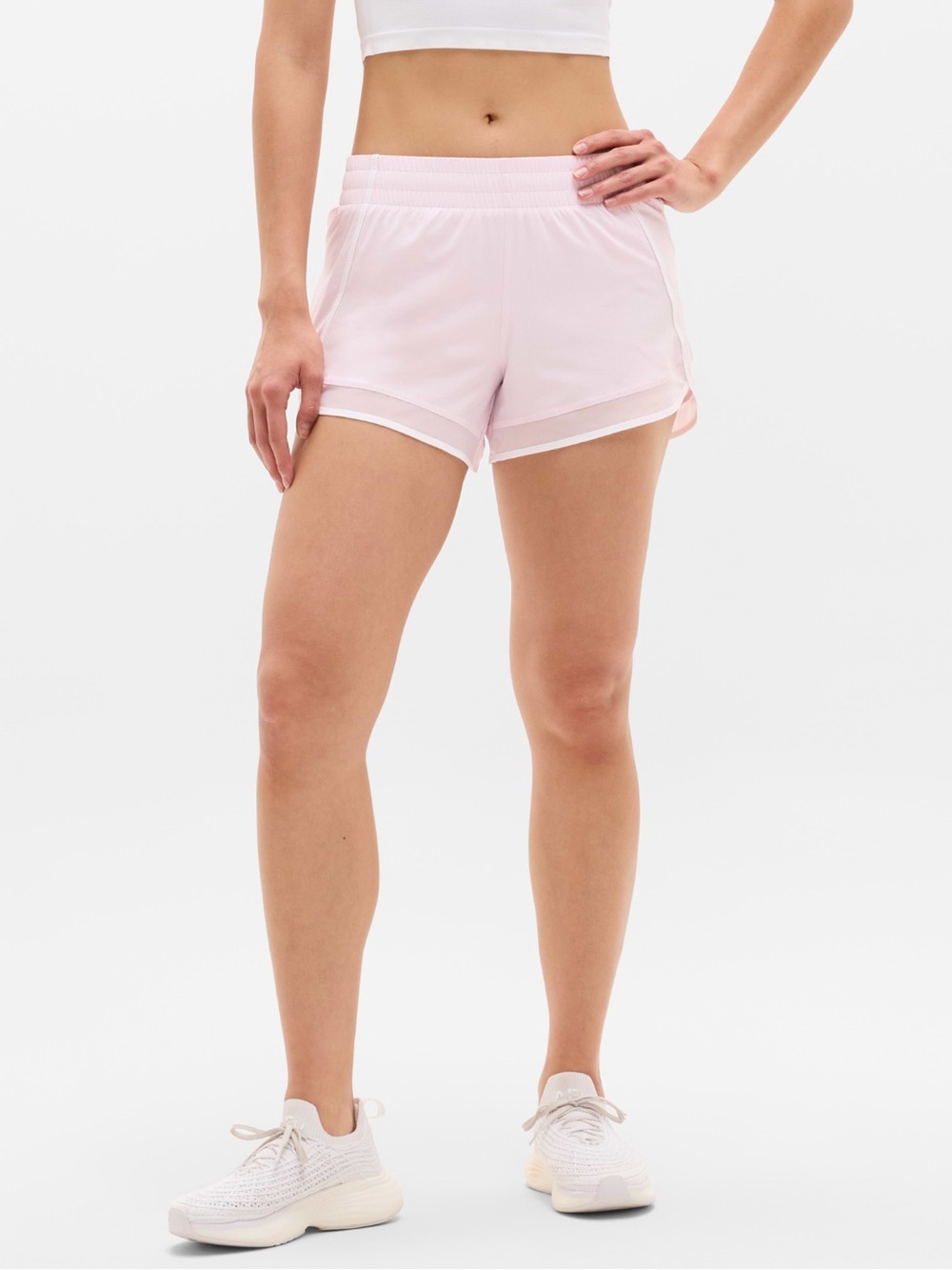 NWT Athleta Mesh Run Racer Mid Rise 4” Short - Picture 5 of 5